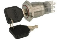 SP-ST22Y23 Stacyjka - przełącznik samopowrotny DPDT dwie pozycje ON-(ON), 5A