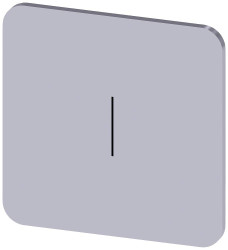 Tabliczka opisowa Siemens 3SU1900-0AF81-0QB0 (S x W) 22 mm x 22 mm I 10 szt.