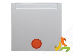 BERKER B.KWADRAT Klawisz z podświetleniem z polem opisowym do wyłączników 1 pojedynczy z 5-cioma soczewkami biały połysk 5316288