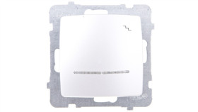 Karo Łącznik Schodowy Z Podświetleniem Srebrny Perłowy Łp-3Ss/M/43