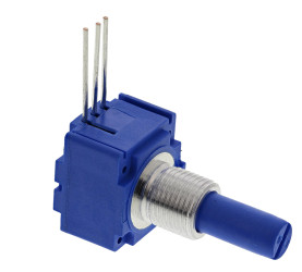 Potencjometr 100kΩ typ Obrotowy Bourns średnica wału 6,35 mm 0.25W długość wału 22.2mm Montaż panelowy