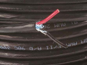 Control Cable liczba żył 2 1,23 mm² Nieekranowany Alpha Wire średnica zew 6.35mm Czarny