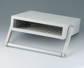 ABS enclosure, (L x W x H) 260 x 245 x 74 mm, gray white (RAL 9002), IP40, B2210117