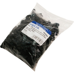 LogiLink&#xAE; MP0006 Strain Relief Hoods For Modular Plugs 100 pcs Black