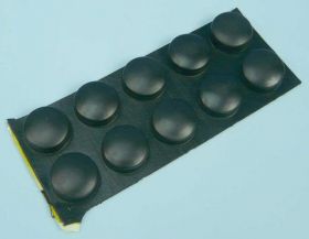 NÓŻKA GUMOWA 17x7,5mm SAMOPRZYLEPNA