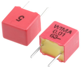 Kondensator foliowy 10nF 40 V ac, 63 V dc WIMA Polipropylenowe rozstaw: 5mm THT ±5