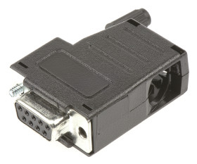 Złącze D-Sub 9-pinowe Żeński Proste Montaż na panelu Złoto