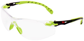 3M Solus S1201SGAF Okulary ochronne z zabezpieczeniem przeciw zaparowaniu zielony, czarny EN 166 DIN 166
