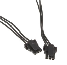 Kabel przewód-płytka, Micro-Fit TPA, 8,5 A, raster: 3mm, 1m, Cyna, Czarny