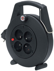 Przedłużacz bębnowy 5m 4 gniazda Szpula przedłużacza typ Typ E - gniazdo francuskie Typ E – francuski 230 V