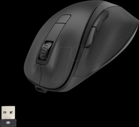 00173032 Mouse, wireless, ergonomic, black