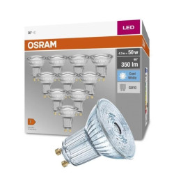 10PAK Żarówka LED GU10 4.3W = 50W 350lm 4000K Neutralna 36 OSRAM