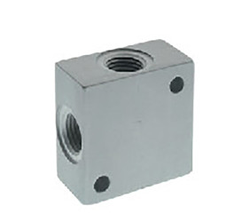 Rozdzielacz liczba wylotów 1 wylotowe G 1/4 żeńskie Aluminium wlotowe G 1/4 żeńskie liczba wylotów 1 100 barów