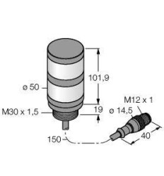 Kolumna sygnalizacyjna Turck TL50HGYQP 3800238 1 szt.