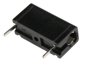 Gniazdo testowe Żeński Połączenie lutowane typ Złącze testowe Czarny 16A Hirschmann Test & Measurement rozmiar 4 mm