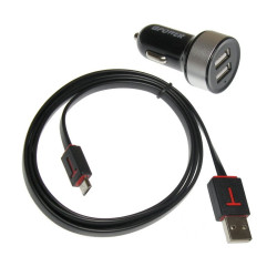 Ładowarka USB Samochodowa Zestaw 3.1A z kablem micro USB NEPOWER zasilacz