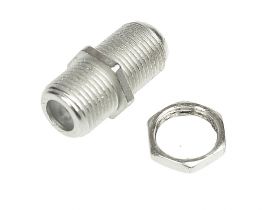 Adapter gniazdo F --&gt; gniazdo typu F beczka (4 szt)