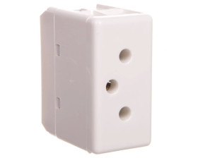 Gniazdo 3P 10A 250V SWISS STD-TYPE biały GW20351