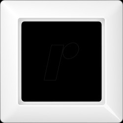 AS 581 BF WW Frame, 1gang, Series AS, alpine white