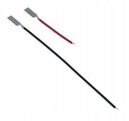 ZESTAW KABLI PRZEWODÓW DO AKUMULATORA 18650 Z BLASZKAMI