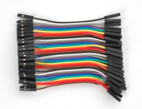 Premium Jumper Wires 40pk (Female/Female) 100mm