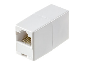 Łącznik telefoniczny modularny 8p8c RJ45 gniazdo - gniazdo