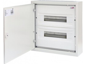 Rozdzielnica natynkowa 36 modułowa 2x18M drzwi metal IP30 WRP18-2 001101382 ETI