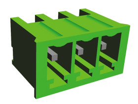 Złącze PCB 3 -pinowe raster 3.81mm Przewlekany TE Connectivity