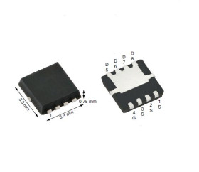 MOSFET N-kanałowy 72 A PowerPAK 1212-8PT 30 V SMD