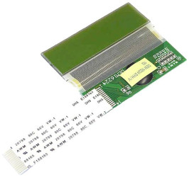 Wyświetlacz LCD Display Elektronik DEM16224SYH czarny (S x W x G) 66.6 x 23.3 x 4.2 mm