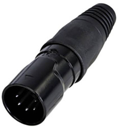Rean AV RCX5M-Z-001-1 Złącze męskie XLR złącze męskie proste Ilość styków: 5 1 szt.