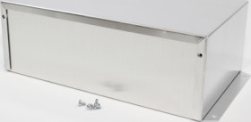 Aluminum enclosure, (L x W x H) 254 x 152 x 89 mm, natural, IP32, 1411FBUU