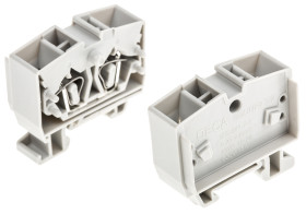 Kostka zaciskowa na szynie DIN RS PRO 28 → 12AWGZacisk sprężynowy 15 (CSA) A, 15 (UL) A, 24 (IEC) A 800 V