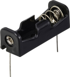 Komora baterii TRU COMPONENTS TC-13220732 1 x N (R1), pin stykowy, (D x S x W) 36 x 13 x 12 mm