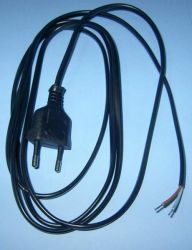 S-1 1,5mb 2x0,75 OMYp CZARNY PRZEWÓD