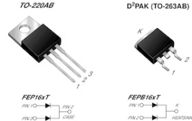 FEPB16xT Dual Common Cathode Ultrafast Plastic Rectifier