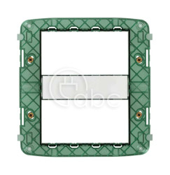 Ramka montażowa 8M (dwa rzędy po 4M), ze śrubami, 14618