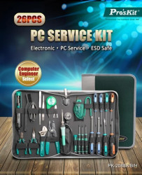 Zestaw narzędzi ESD instalatora do naprawy komputerów i notebooków PK-2088B