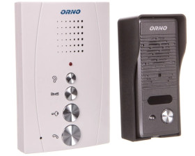 Zestaw domofonowy jednorodzinny bezsłuchawkowy ELUVIO biały OR-DOM-RE-914/W