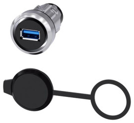 Przycisk, Ø 29.5mm, kolor: Srebro, Siemens, SIRIUS ACT 3SU19