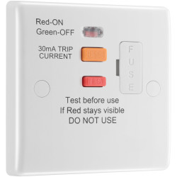 BG 855ARCD White Nexus 13A Fcu Unsw Skt &#x2B; Fo &#x2B; Type A Rcd