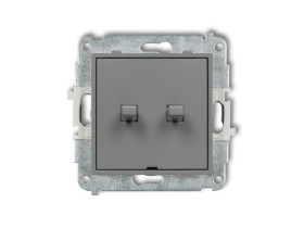 ICON Mechanizm łącznika świecznikowego w stylu amerykańskim szary mat 27IWPUS-2 KARLIK