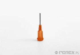 Igła stalowa z plastikową nasadką (0,63 mm)
