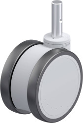 Blickle 872851 LKDG-PATH 125K-ZA51 Podwójna rolka z tworzywa sztucznego Średnica koła: 125 mm Maksymalne obciążenie: 125