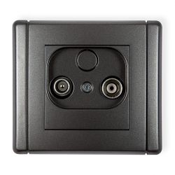 Gniazdo abonenckie RTV końcowe 2dB