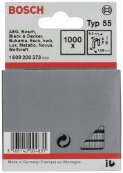 Bosch Accessories 1609200373 Staples Typ 47 Długość produktu 19 mm 1000 szt.