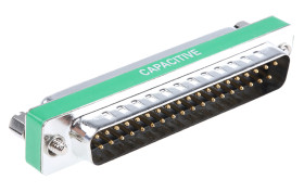 Adapter D-sub z typu D-Sub z 37 stykami na rodzaj Żeński z rodzaju Męski na typ D-Sub z 37 stykami