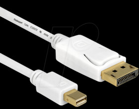 83484 Displayport mini &gt; Displayport 5.0 m cable, white
