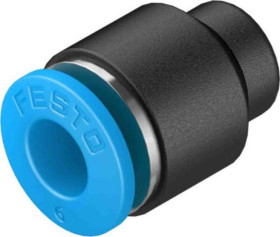 Pokrywa zatykająca do rur, seria: QS, do użytku z: Wtyczka próżniowa, rozmiar rury: 6mm, PBT