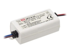 APV-8-24 Zasilacz impulsowy, LED, 8W, 24VDC, 0,34A, 90÷264VAC, 127÷370VDC